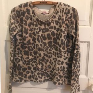 Calypso St. Barth Leopard Cashmere Sweater